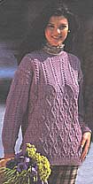 пуловер цвета вереска